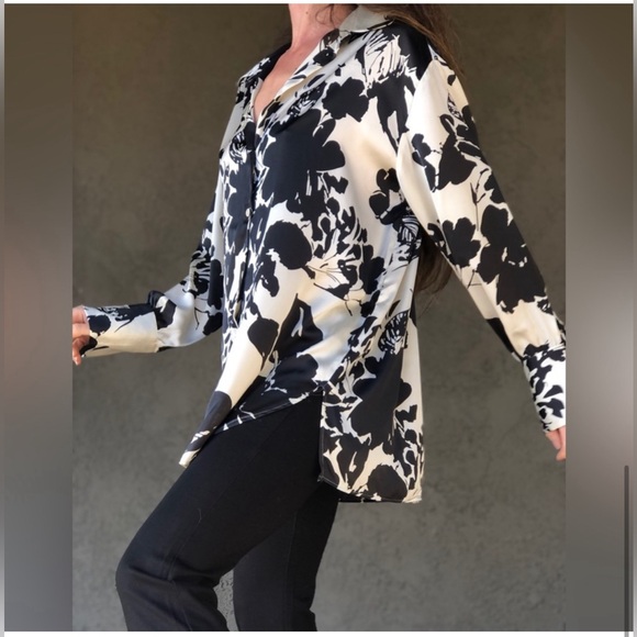 Zara Floral Print Shirt - Picture 7 of 15